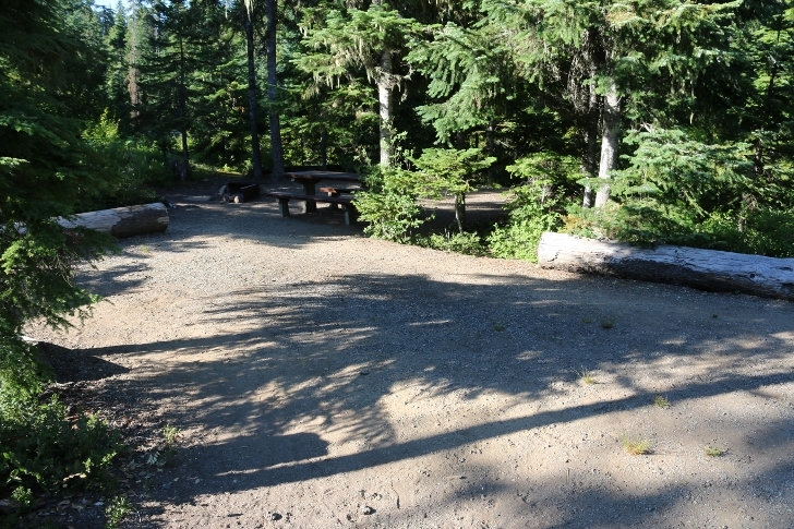 Camping in Washingtons Kachess Campground.